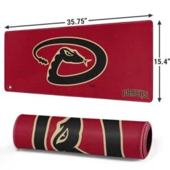 MLB Arizona Diamondbacks - Secondary Solid Distressed Gaming Mouse Pad -Skinit Store arizona diamondbacks secondary solid distressed extra large gaming mouse pad 1678885139 MSPMLBAD08XGAMGXL PR 02