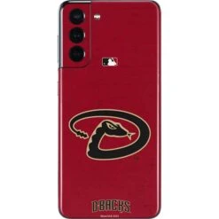 MLB Arizona Diamondbacks - Secondary Solid Distressed Galaxy S21 5G Skin