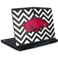 University Of Arkansas-Fayetteville Chevron Print Dell Alienware Skin