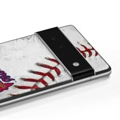 MLB Atlanta Braves Game Ball Google Pixel 6 Pro Skin -Skinit Store atlanta braves game ball google pixel 6 pro skin 1679089737 SKNMLBATL02GPXL6P PR 03