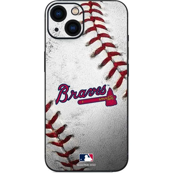 MLB Atlanta Braves Game Ball IPhone 14 Skin 3 MLB Atlanta Braves Game Ball IPhone 14 Skin