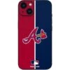 MLB Atlanta Braves Split IPhone 15 Skin -Skinit Store atlanta braves split iphone 15 skin 1694705029 SKNCVSMLB02IPHN15 PR 01