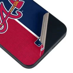 MLB Atlanta Braves Split IPhone 15 Skin -Skinit Store atlanta braves split iphone 15 skin 1694705029 SKNCVSMLB02IPHN15 PR 03