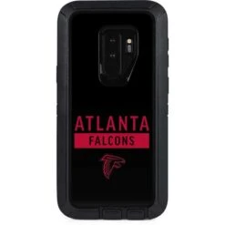 NFL Atlanta Falcons Black Performance Series Otterbox Defender Galaxy Skin