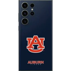 Auburn University Logo Blue Galaxy S23 Ultra Skin