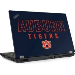 Auburn University Tigers Outline Lenovo ThinkPad Skin