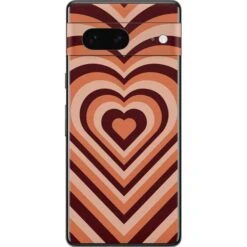 Autumn Heart Pattern Google Pixel 7 Skin