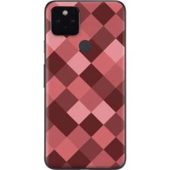 Autumn Red Geometric Google Pixel 5 Skin