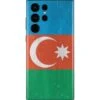 Azerbaijan Flag Distressed Galaxy S22 Ultra Skin