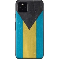 Bahamas Flag Distressed Google Pixel 4a 5G Skin