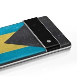 Bahamas Flag Distressed Google Pixel 6 Pro Skin -Skinit Store bahamas flag distressed google pixel 6 pro skin 1645726308 SKNFLGDIS32GPXL6P PR 03