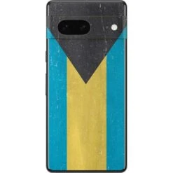 Bahamas Flag Distressed Google Pixel 7 Skin