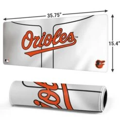 MLB Baltimore Orioles Home Jersey Gaming Mouse Pad -Skinit Store baltimore orioles home jersey extra large gaming mouse pad 1678437517 MSPMLBBOR01GAMGXL PR 02