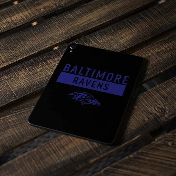 NFL Baltimore Ravens Black Performance Series Apple IPad Pro Skin 6 NFL Baltimore Ravens Black Performance Series Apple IPad Pro Skin - Image 4