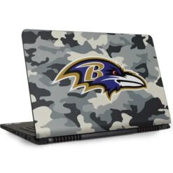 NFL Baltimore Ravens Camo Dell Inspiron Skin