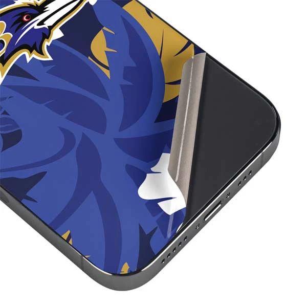 NFL Baltimore Ravens Tropical Print IPhone 15 Pro Max Skin 5 NFL Baltimore Ravens Tropical Print IPhone 15 Pro Max Skin - Image 3
