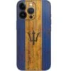 Barbados Flag Dark Wood IPhone 14 Pro Skin -Skinit Store barbados flag dark wood iphone 14 pro skin 1662674368 SKNTFDKWD03IPH14P PR 01 08f93140 2644 44a1 8799 adb251408135