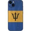 Barbados Flag Distressed IPhone 15 Skin