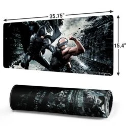 The Dark Knight Rises Batman And Bane Fighting Gaming Mouse Pad -Skinit Store batman and bane fighting extra large gaming mouse pad 1666031029 MSPDRKNTR01GAMGXL PR 02