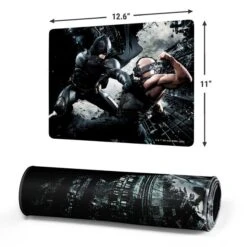 The Dark Knight Rises Batman And Bane Fighting Gaming Mouse Pad