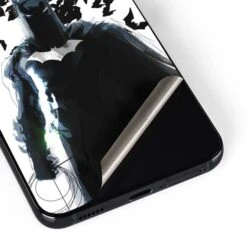 DC Comics Batman Holding Batarang Art Galaxy S22 Plus Skin -Skinit Store batman and bats galaxy s22 plus skin 1646336820 SKNDCBTMN29GLX22P PR 04