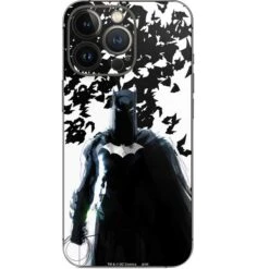 DC Comics Batman Holding Batarang Art IPhone 15 Pro Skin