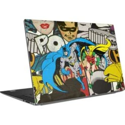 DC Comics Batman And Robin Vintage Action Pose Dell XPS Skin