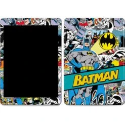 DC Comics Batman Vintage Pose Collage Art Apple IPad Skin
