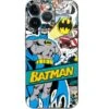 DC Comics Batman Vintage Pose Collage Art IPhone 14 Pro Skin