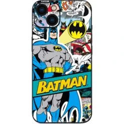 DC Comics Batman Vintage Pose Collage Art IPhone 14 Skin