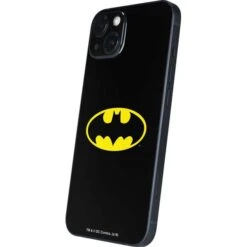 DC Comics Batman Movie 1989 Logo IPhone 15 Skin -Skinit Store batman official logo iphone 15 skin 1692665831 SKNDCLOGO01IPHN15 PR 02