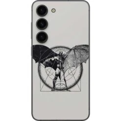 DC Comics Batman Skeleton Diagram Art Galaxy S23 Skin