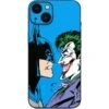 DC Comics The Joker Vs Batman Vintage Art IPhone 14 Plus Skin -Skinit Store batman vs joker blue background iphone 14 plus skin 1662574778 SKNDCJKRX11IPH14M PR 01 0d4b0f54 085d 4da8 b753 e1b0675c0e83