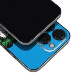 DC Comics The Joker Vs Batman Vintage Art IPhone 14 Pro Skin -Skinit Store batman vs joker blue background iphone 14 pro skin 1662674296 SKNDCJKRX11IPH14P PR 04