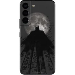 DC Comics Batman On City With Moon Art Galaxy S22 Skin