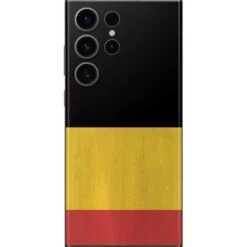 Belgium Flag Distressed Galaxy S23 Ultra Skin