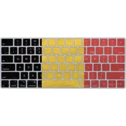 Belgium Flag Distressed Magic Keyboard Skin