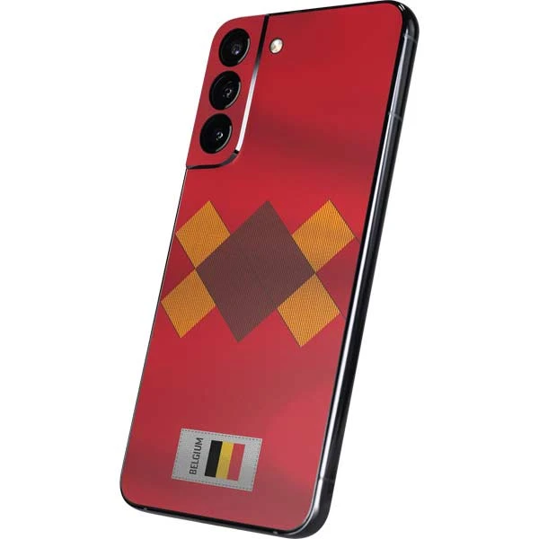 Belgium Soccer Flag Galaxy S22 Plus Skin 4 Belgium Soccer Flag Galaxy S22 Plus Skin - Image 2
