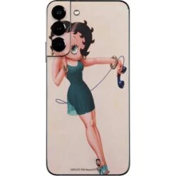 Betty Boop On The Phone Galaxy S22 Plus Skin