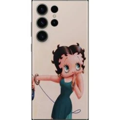 Betty Boop On The Phone Galaxy S23 Ultra Skin