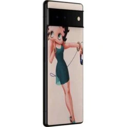 Betty Boop On The Phone Google Pixel 6 Skin -Skinit Store betty boop on the phone google pixel 6 skin 1639094187 SKNBETTYB06GPIXL6 PR 02