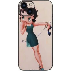 Betty Boop On The Phone IPhone 14 Plus Skin