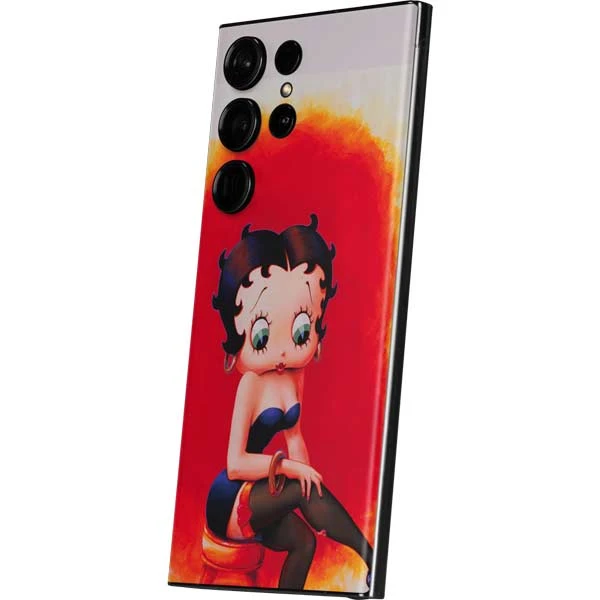 Betty Boop Stockings Galaxy S23 Ultra Skin 4 Betty Boop Stockings Galaxy S23 Ultra Skin - Image 2