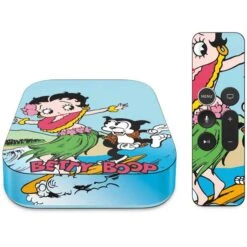 Betty Boop Surfing Apple TV Skin