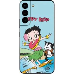 Betty Boop Surfing Galaxy S22 Skin