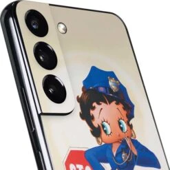 Betty Boop The Police Officer Galaxy S22 Skin -Skinit Store betty boop the police officer galaxy s22 skin 1646266130 SKNBETTYB10GLXY22 PR 03