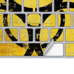 Biohazard Large Magic Keyboard Skin -Skinit Store biohazard large magic keyboard skin 1616707004 SKNBIOHAZ01AMKBDX PR 04