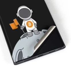 Bitcoin Astronaut Galaxy S23 Ultra Skin -Skinit Store bitcoin astronaut galaxy s23 ultra skin 1677290912 SKNBTCRDG05GXY23U PR 03