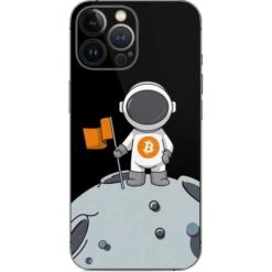 Bitcoin Astronaut IPhone 14 Pro Max Skin