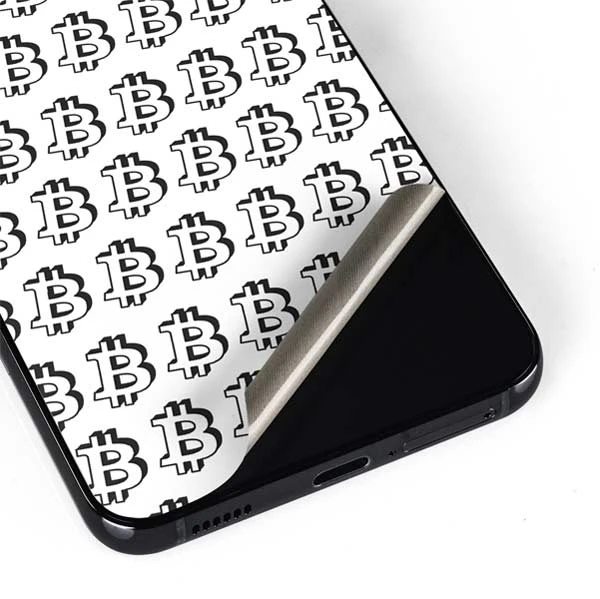 Bitcoin Pattern Galaxy S22 Plus Skin 6 Bitcoin Pattern Galaxy S22 Plus Skin - Image 4